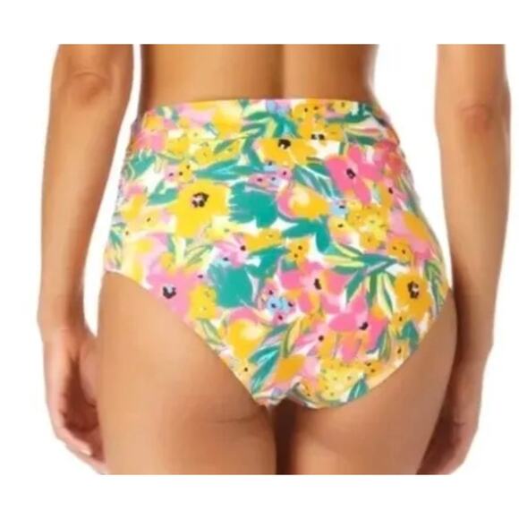 Anne Cole Ocean Sunshine Floral Convertible Swim Bottom XL NWT - Picture 2 of 4